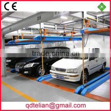 automated 2 layer car parking lot intelligent double floor vertical and horizontal car parking system