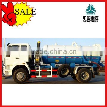 2015 promotion 10m3 chinese sewage vacuum sucking truck