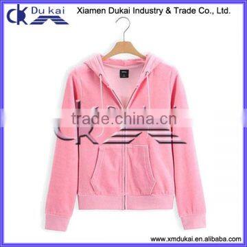 Women's velour yoga jacket