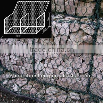 galvnize/pvc coated/galfan gabion basket buy from anping