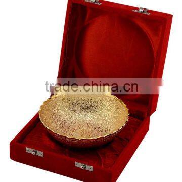 Gold Plated Brass Bowl Wholesale Lot