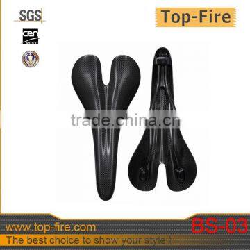 2014 New Style High Quality 3k super light carbon fiber bike saddle BS-03 For Sale At Factory's Price1