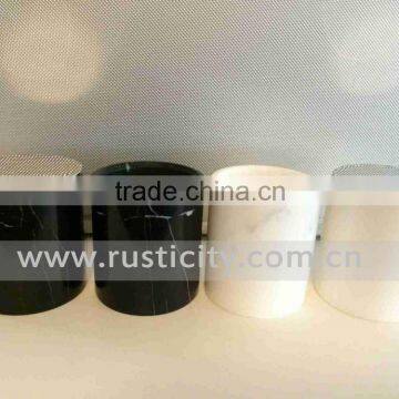 Scented Soy Wholesale Marble Jar Candle With Lids Gold Lid photo-3