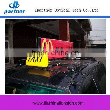 2014 Hot Sale Led Screen Taxi Light Box