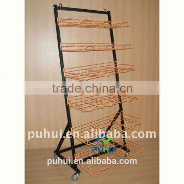 mobile ajustable hat display stand