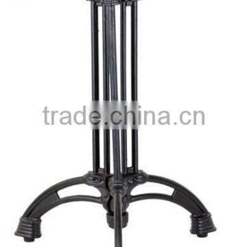 outdoor garden table base black cast iron table base