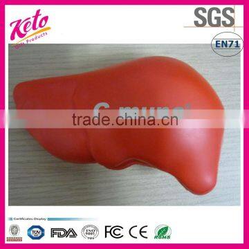 Medical Promotional Gift PU Liver Shape Stress Ball