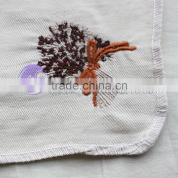 New Products Wholesale Lace Embroidery Cotton Fabric Linen Table Napkin photo-4