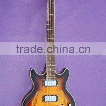 Weifang Rebon ES339 Jazz electric bass guitar in 3TS colour