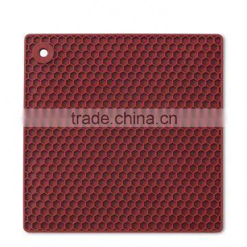 square heat resistance silicone pot stand