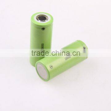 Motorcycle Start Battery 26650 Lifepo4 Rechargeable 2500mAh Battery