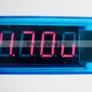 0.4inch LED Digit Red Display USB Power Charger Voltage Current Tester