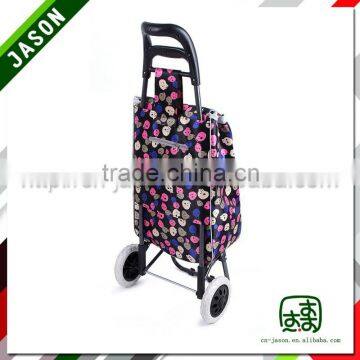 Pooyo Satin Shopping Trolley Bag With 2 Wheels A2S-23 photo-4