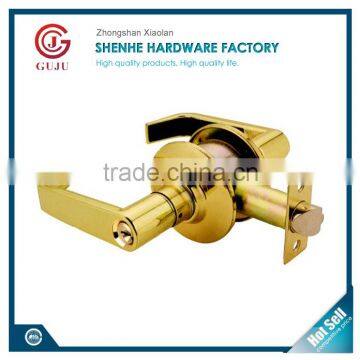 Hot South America Brass plated bedroom and bathroom handle door locks