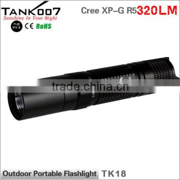 Outdoor XP-G R5 320LM portable flashlight TK18