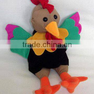 Plush Rooster Hand Puppet Factory