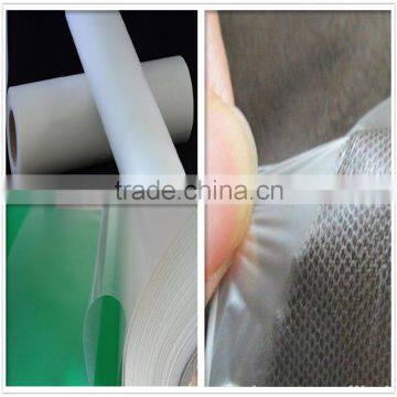 Transparent and matt Hot melt adhesive tpu film for textile fabric,shoes,bags,leather laminating