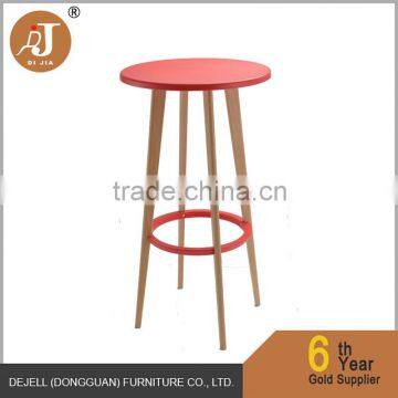 DJ-ET117 Modern Leisure Bar Furniture Plastic Bar Table for Cafe