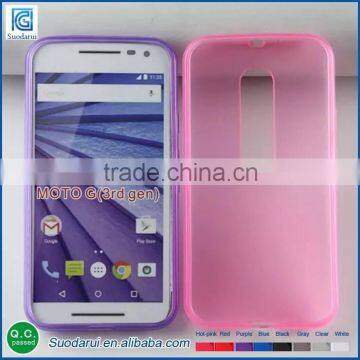 Mix Colors Jelly TPU Cover For Motorola G3 XT1064 Case