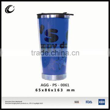 New advertising cup drinkware water plastic cup color change cup factory wholesale with lid hot drink cup