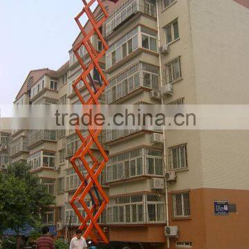 mobile manual or motorized hydraulic scissor lift platform