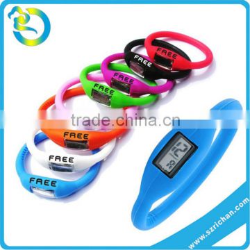 wholesale mutli colours waterproof digital sport silicone wrist watch