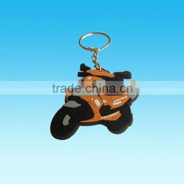 Promotional Motor Soft PVC Keychain, PVC Keyholder