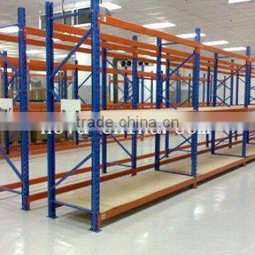 Wooden MDF board long span shelving/display shelving
