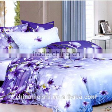 100% Cotton HD printed floral Colorful 3D Duvet Cover set