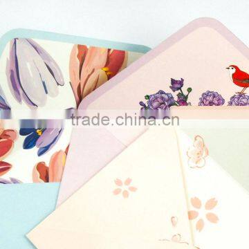 Korean Aesthetic Envelope Paper Series Custom Festival Greeting Happy Birthday Handmade Greeting Card photo-2