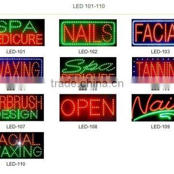 Beautiful Outdoor Led Shop Sign Board Led Nails Open Shop Signage photo-5