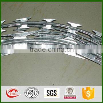 Trade Assurance Galvanized Concertina Razor Barbed Wire/concertina wire for sale