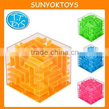 Take Money, Not Easy! TTToys 2015 Newest Kids Educational Toys For Kids Plastic Maze Game Cube Money Box