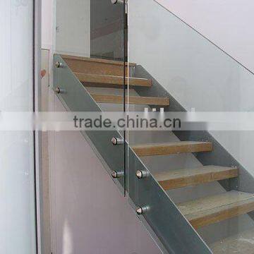 frameless glass staircase fittings