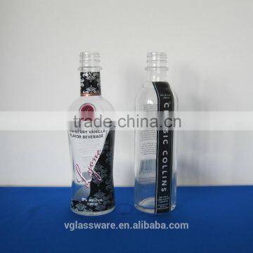 Visa Blue glass bottle