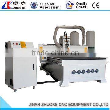 High Efficiency Wood CNC Engraving Machine ZKM-1325 1300*2500MM With 6KW HSD Air Coolin Spindle Mach3 Control System photo-2