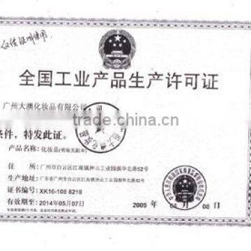 national industrial products production permits