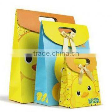 Fashion Yellow Duck Paper Gift Bag