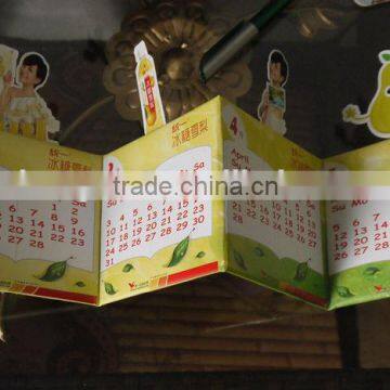 2014 hot sale best table calendar design