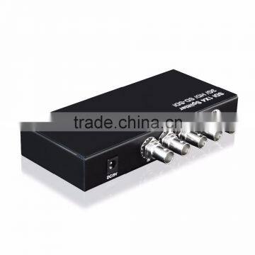 Transfer 1 SDI signal to 4 4 PORTS SDI splitter 1X4