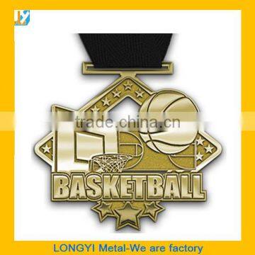 Basketball Sports Metal Medal Making