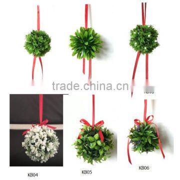 Christmas Artificial Mistletoe Kissing Ball