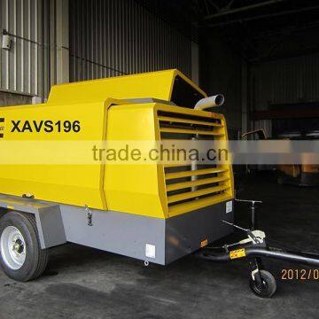 Atlas Copco XAVS196 portable diesel screw air compressor