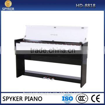 HD-8818 Factory 88 keys Touch Sensitive Hammer Keyboard MIDI White Polish HUANGMA Digital Piano