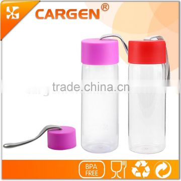 Leak resistant portable tritan kids plastic drink water bottle