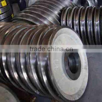 Factory price 2015 New Type and High quality Cast Crane Wheels, cranes Wheels