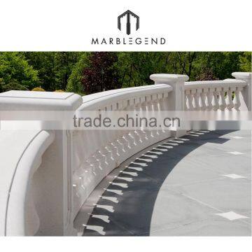 villa quality exterior stone entrance balcony railing / baluster