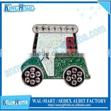 Custom golf maintenance cart shaped Ball Marker