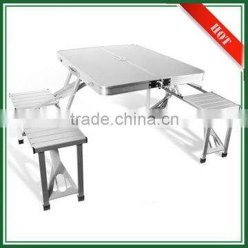 Wholesale Dispaly Aluminum Adjustable Folding Camping Table Set