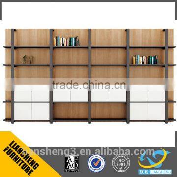 2016 Foshan Liansheng wholesale MFC board office file cabinet for the project bookcase